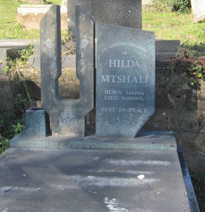 MTSHALI Hilda 1914-1996