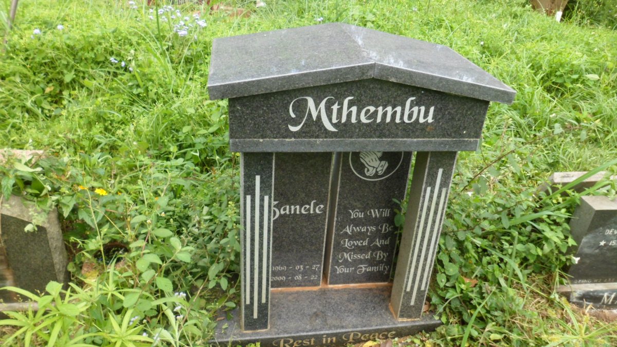 MTHEMBU Zanele 1969-2009