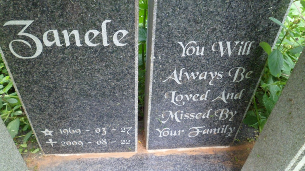 MTHEMBU Zanele 1969-2009