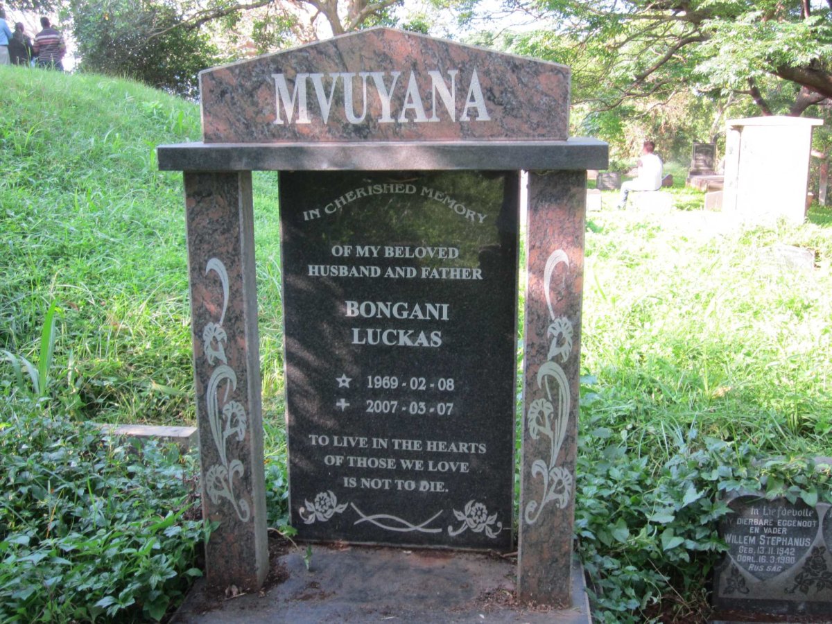 MVUYANA Bongani Luckas 1969-2007