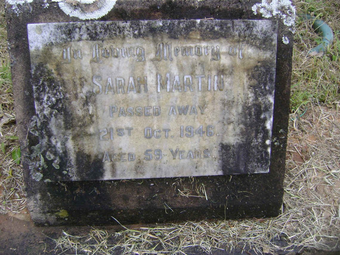 MARTIN Sarah -1946