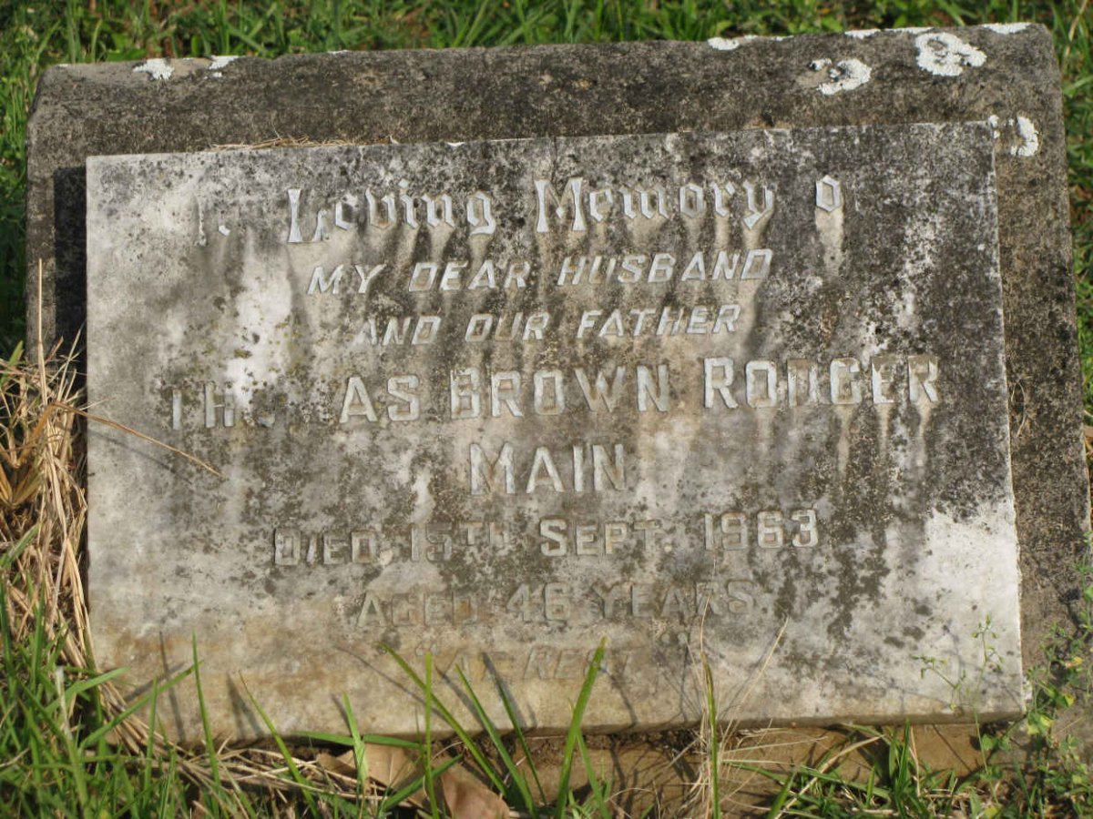 MAIN Thomas Brown Rodger -1963
