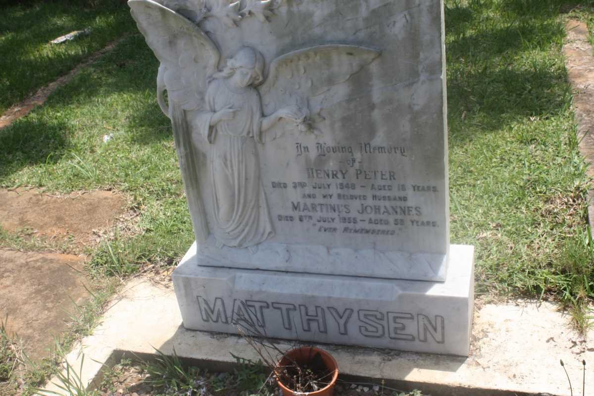 MATTHYSEN Henry Peter -1948 :: MATTHYSEN Martinus Johannes 1955