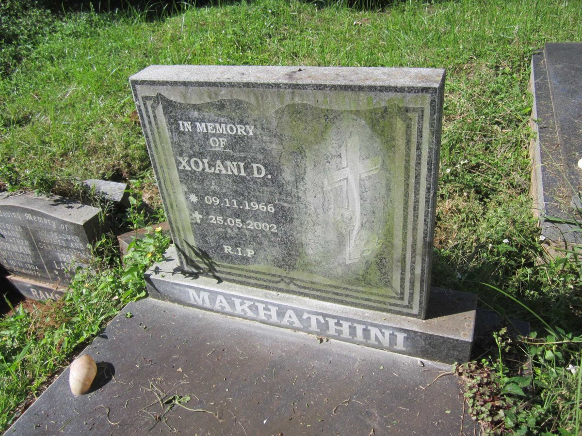 MAKHATHINI Xolani D. 1966-2002