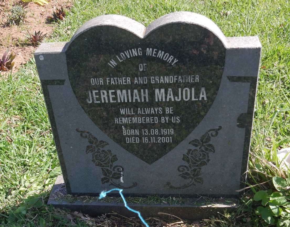 MAJOLA Jeremiah 1919-2001