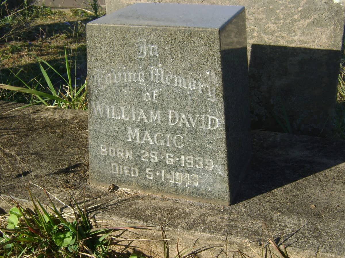 MAGIC William David 1939-1943