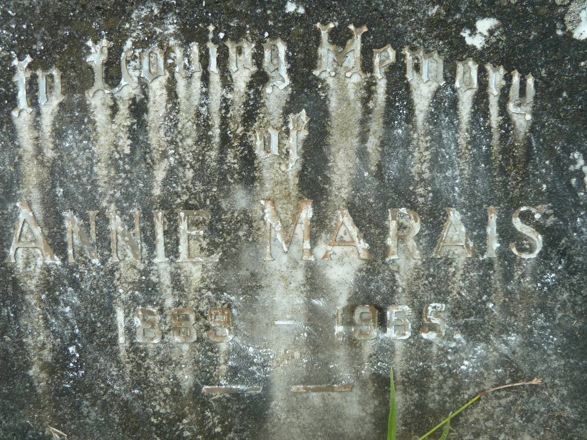 MARAIS Annie 1889-1965