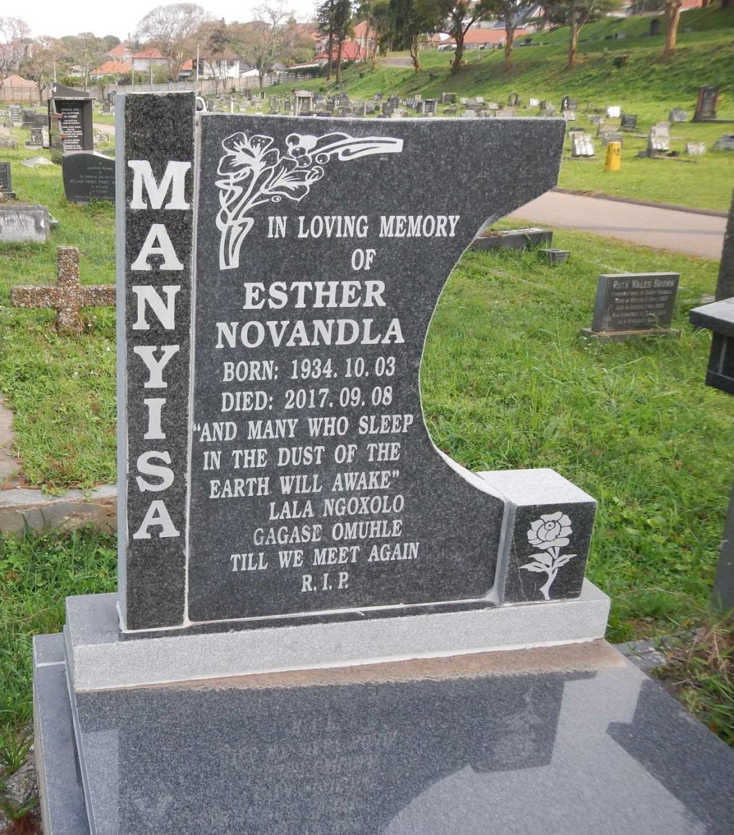 MANYISA Esther Novandla 1934-2017