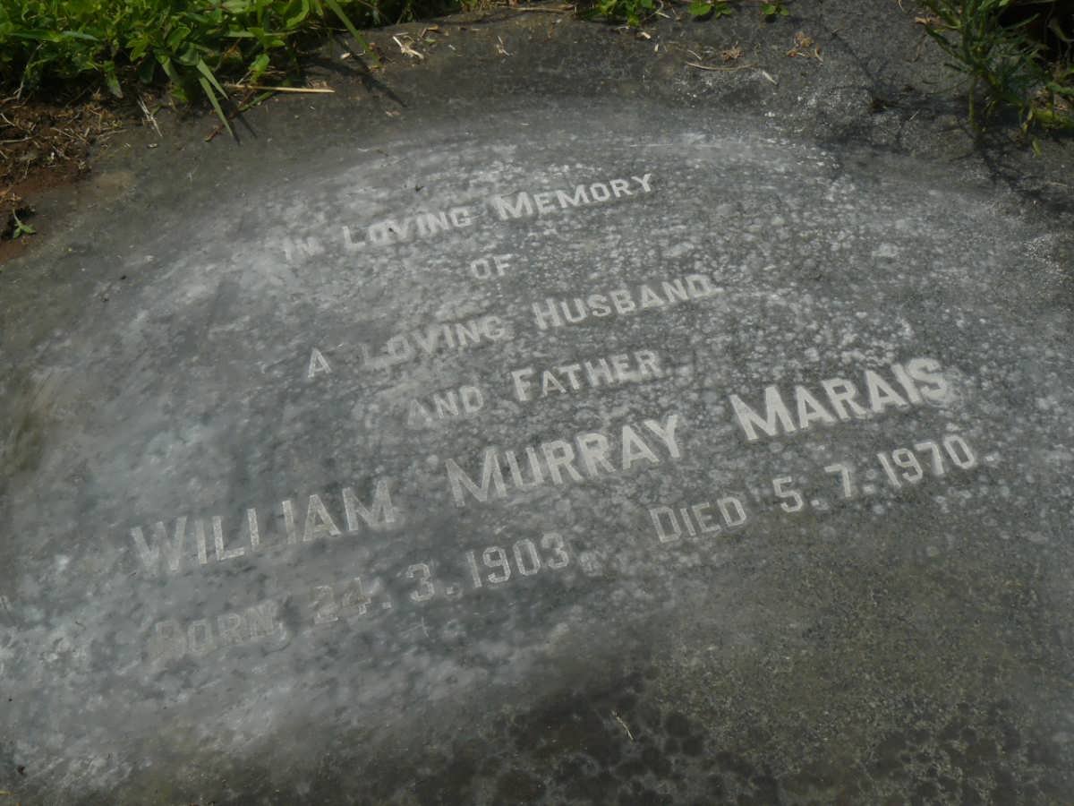 MARAIS William Murray 1903-1970