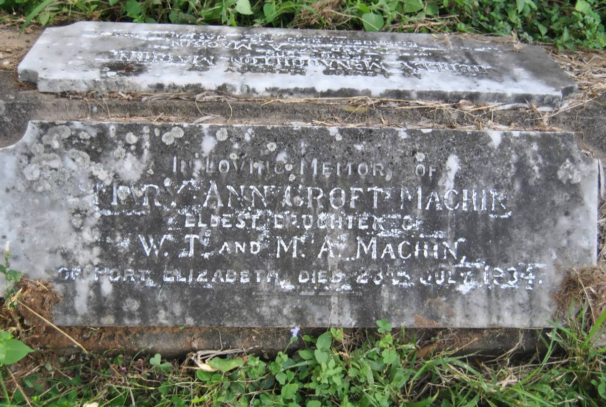 MACHIN Mary Ann Croft -1934