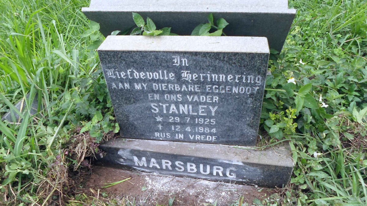 MARSBURG Stanley 1925-1984