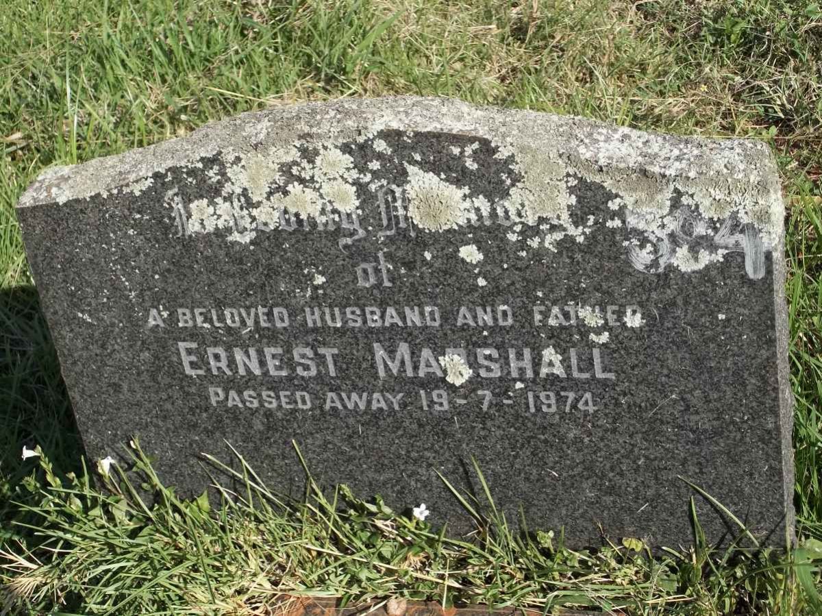 MARSHALL Ernest -1974