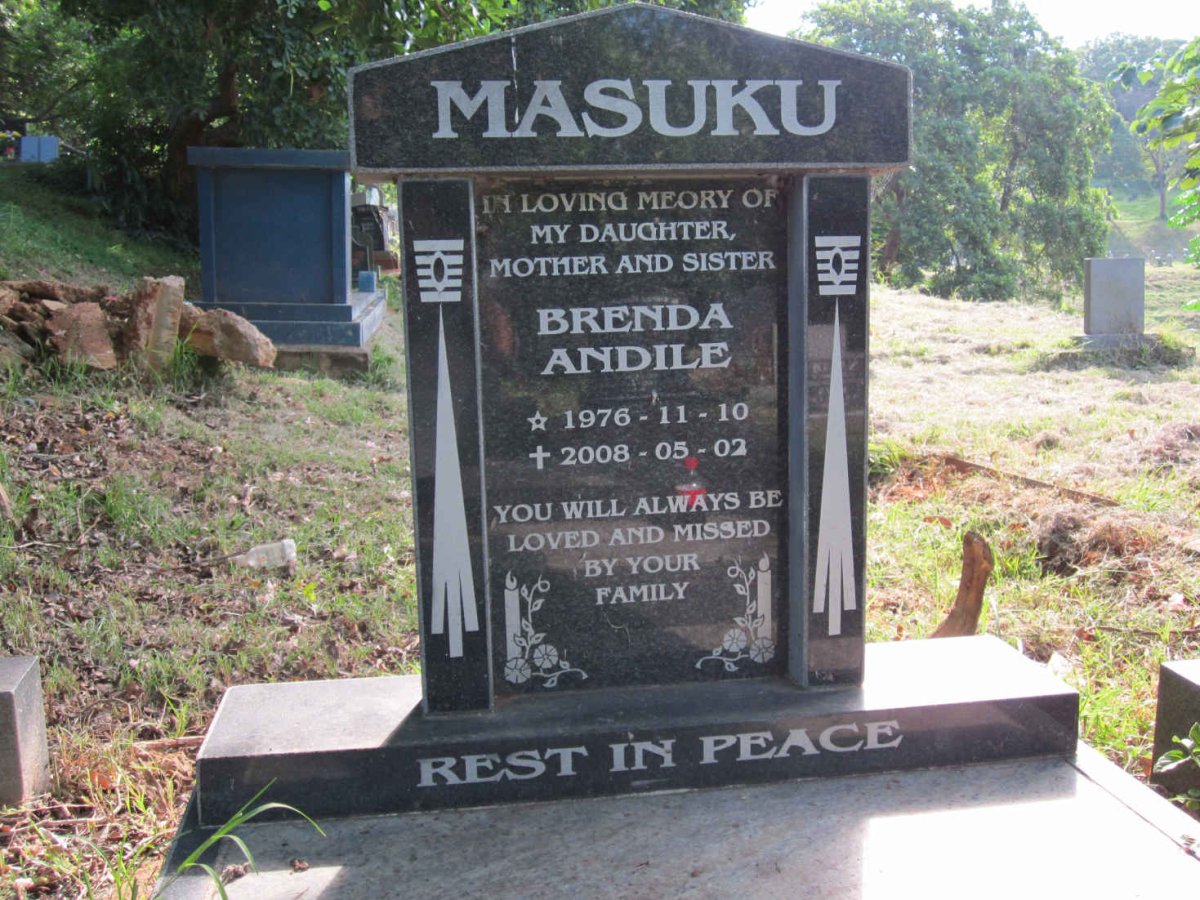MASUKU Brenda Andile 1976-2008