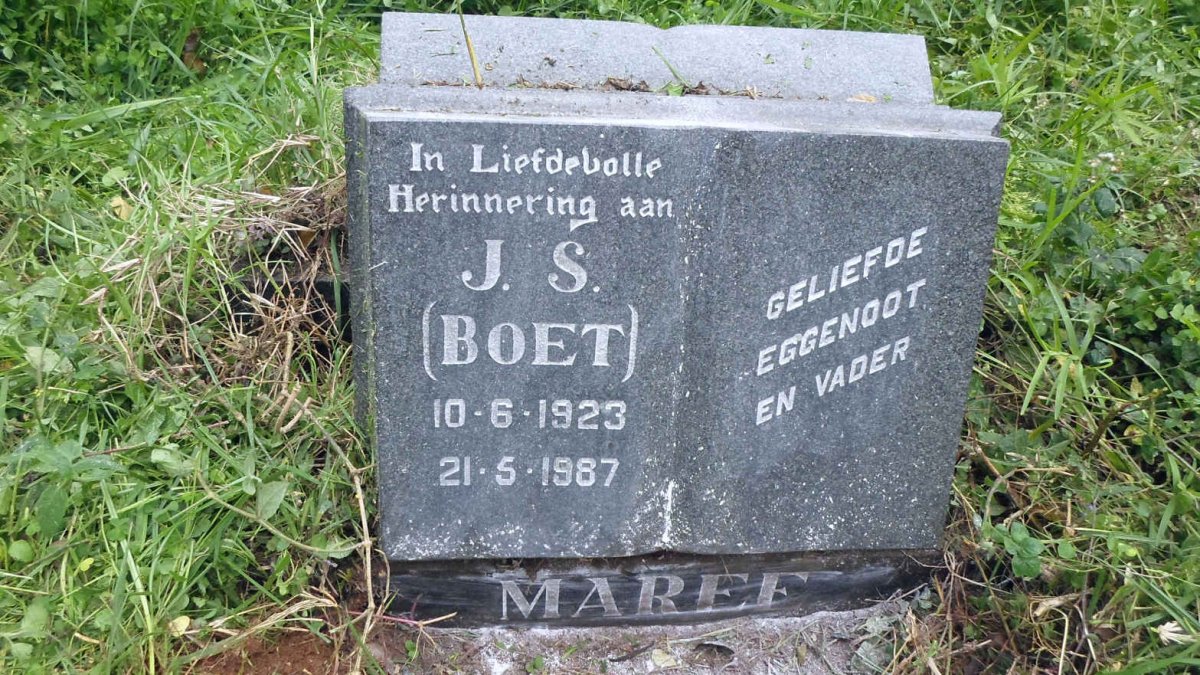 MAREE J.S. 1923-1987