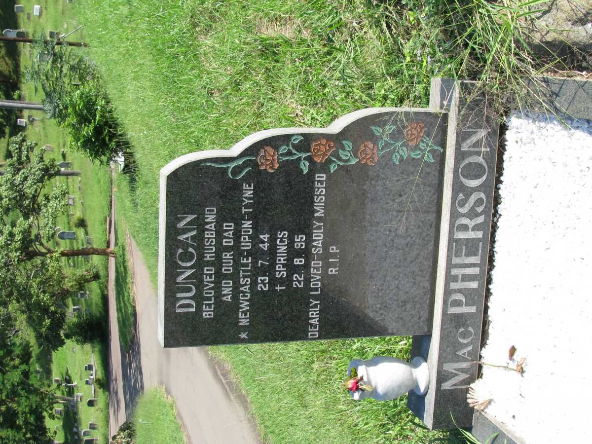 MacPHERSON Duncan 1944-1995