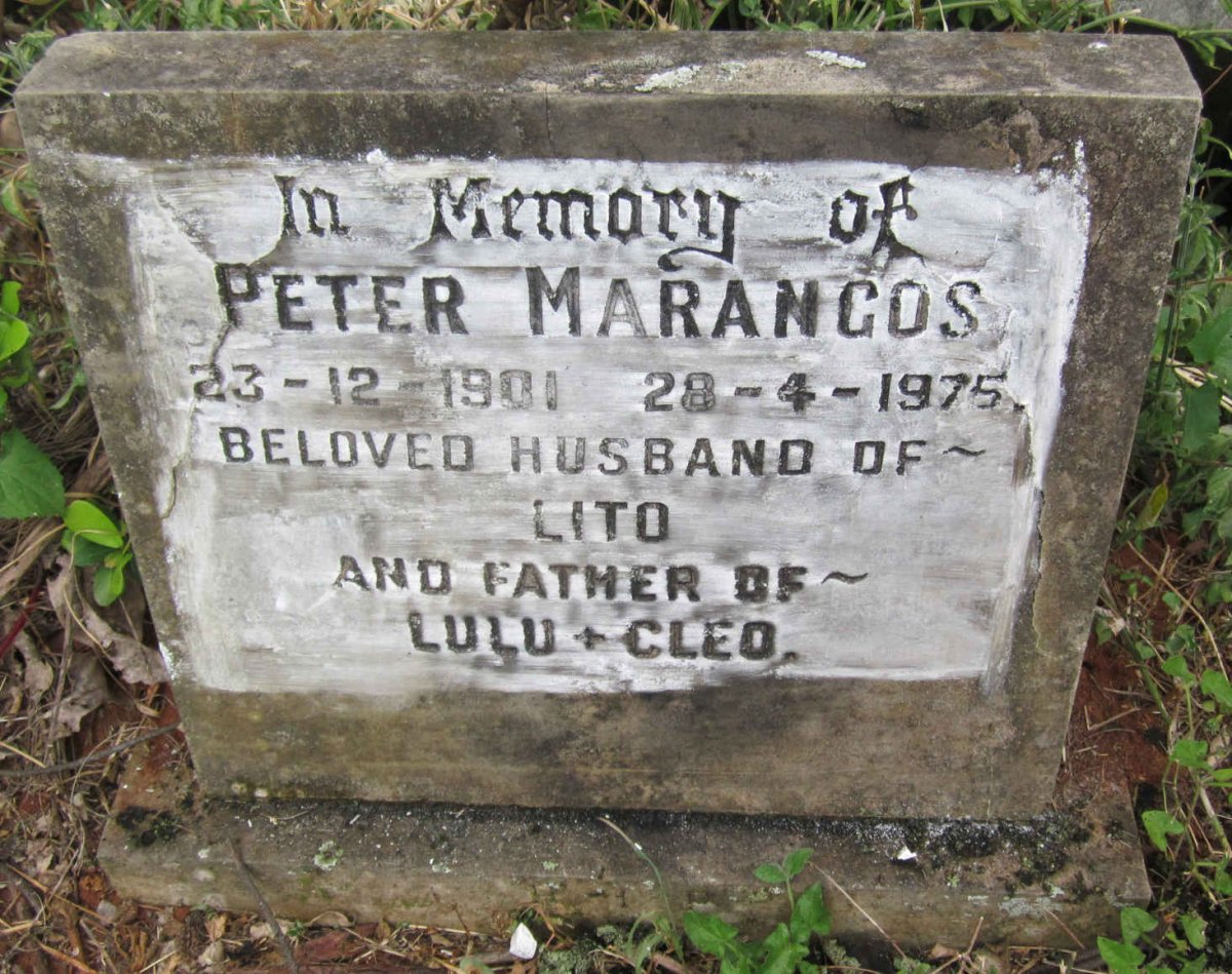MARANGOS Peter 1901-1975
