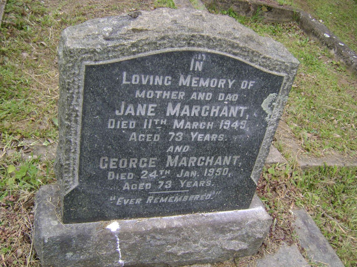 MARCHANT George -1950 &amp; Jane -1949