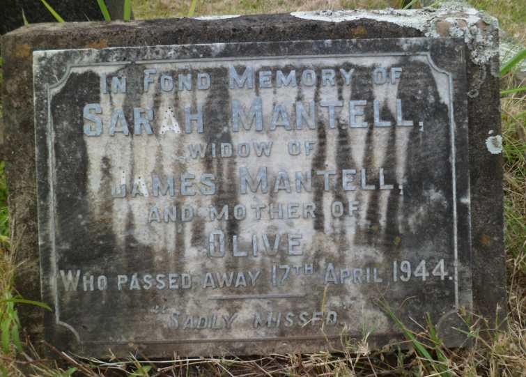 MANTELL Sarah -1944
