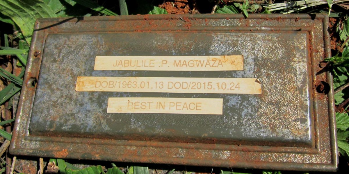 MAGWAZA Jabulile P. 1963-2015