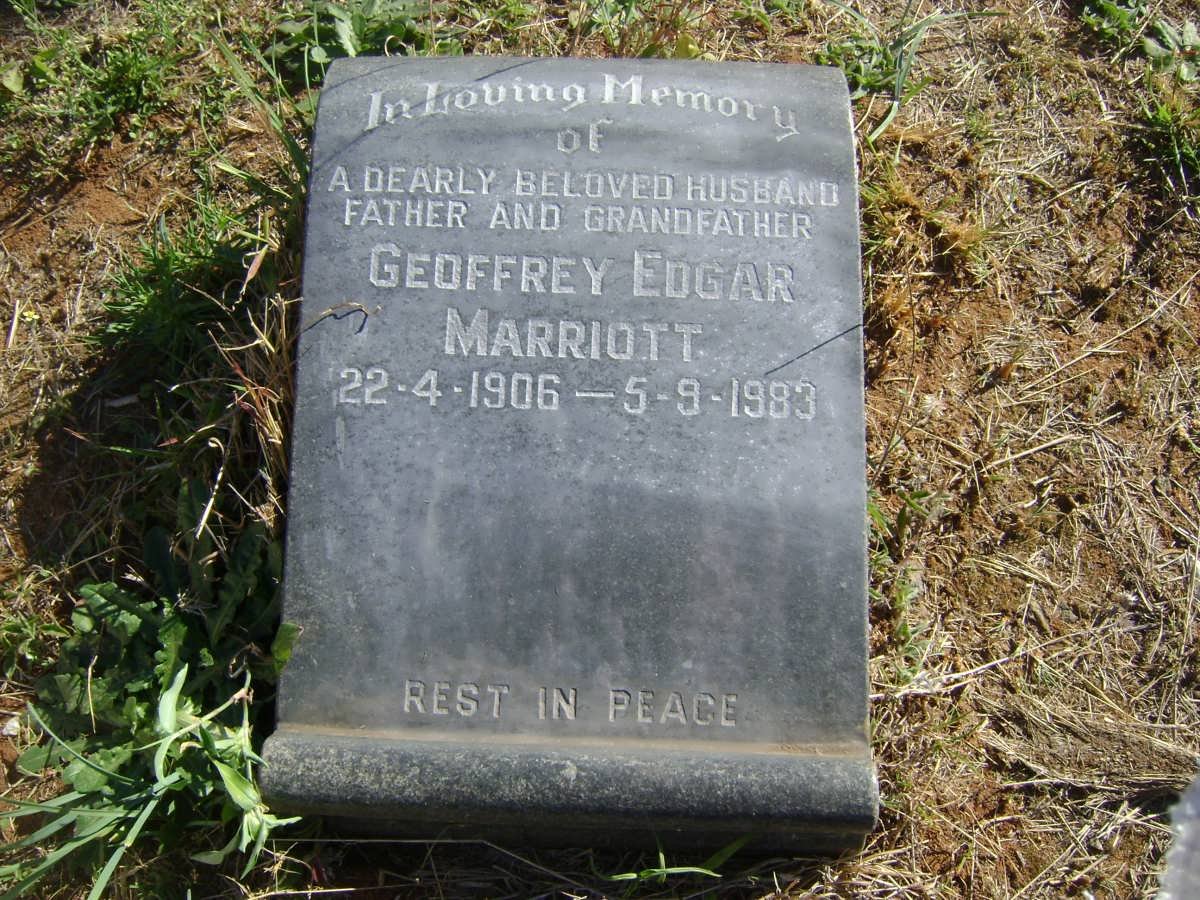 MARRIOTT Geoffrey Edgar 1906-1983