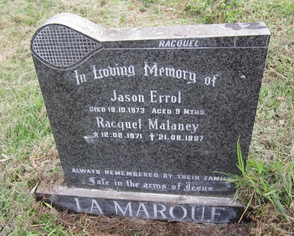 MARQUE Racquel Malaney, la 1971-1987 :: LA MARQUE Jason Errol 1973-1973