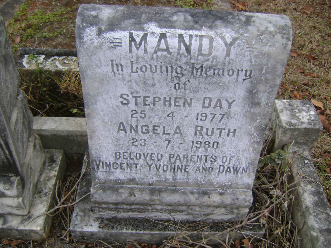 MANDY Stephen Day -1977 &amp; Angela Ruth -1980