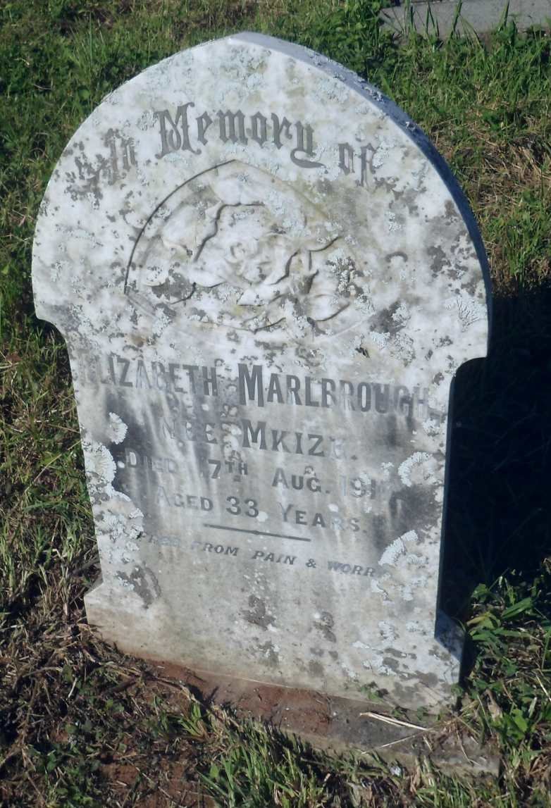 MARLBROUGH Elizabeth nee MKIZE -1917