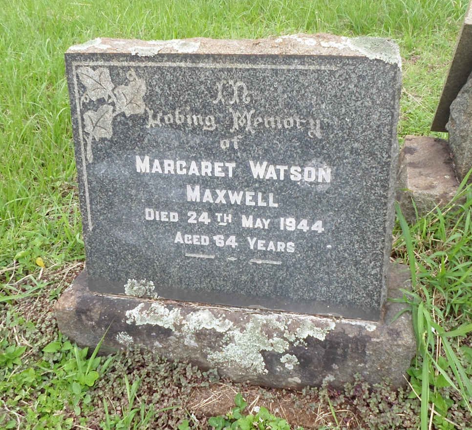 MAXWELL Margaret Watson -1944