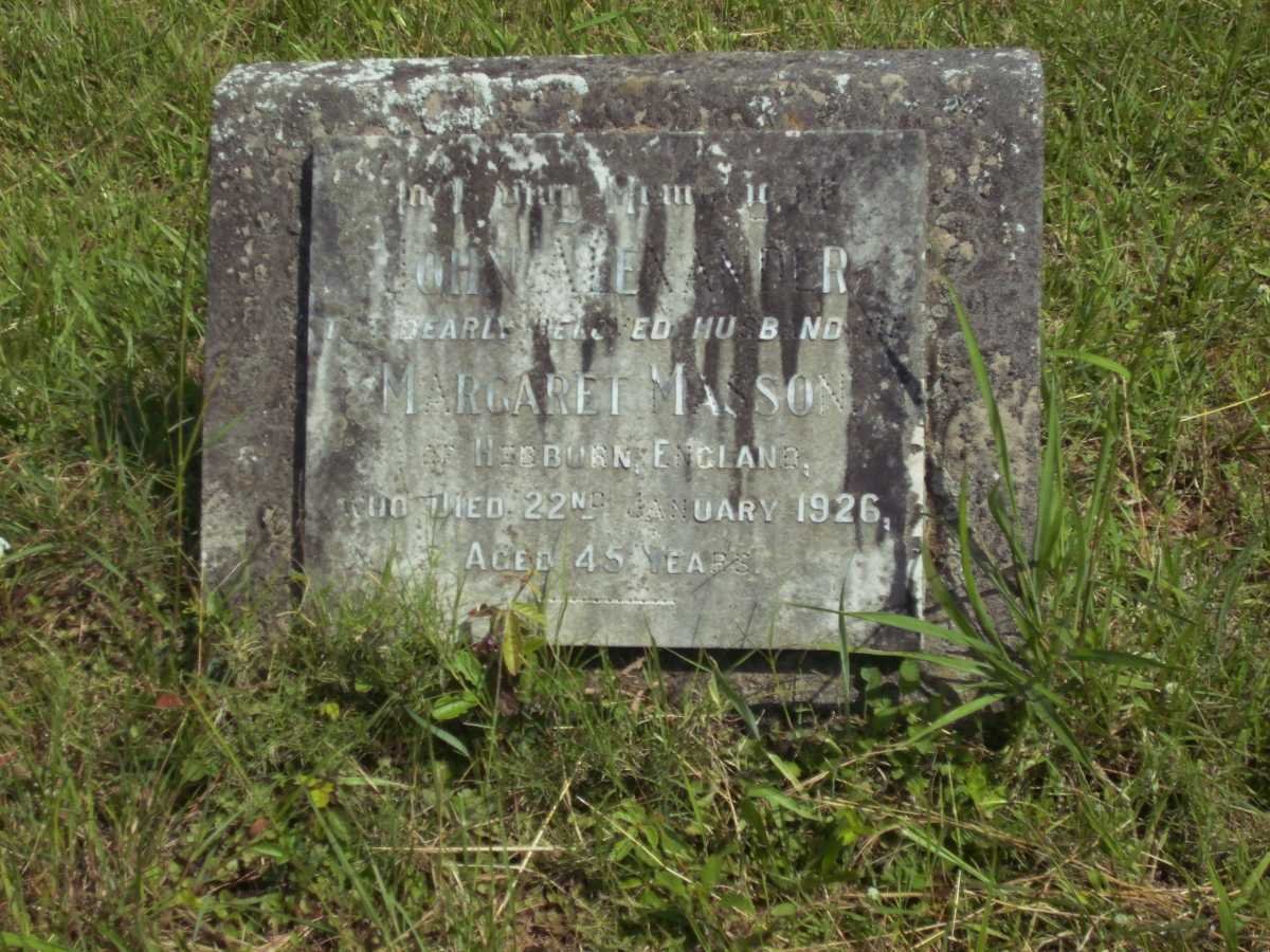 MASSON John Alexander -1926