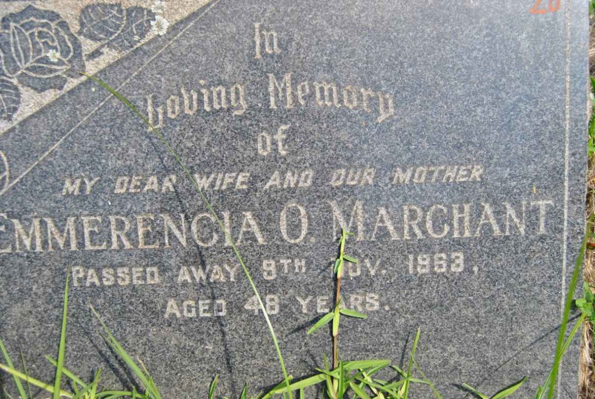MARCHANT Emmerencia O. -1963