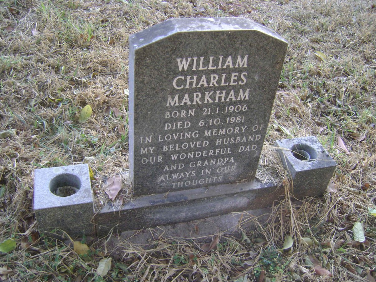 MARKHAM William Charles 1906-1981