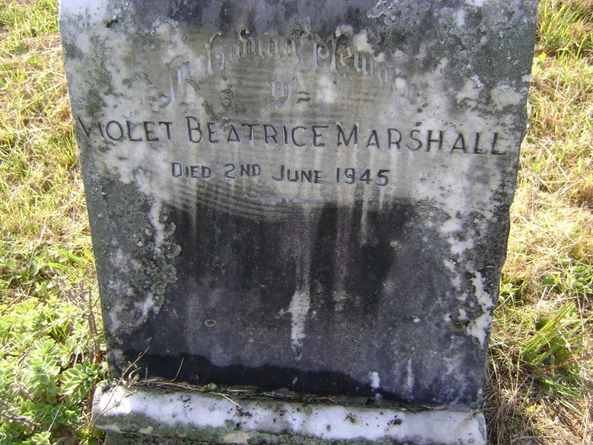 MARSHALL Violet Beatrice -1945