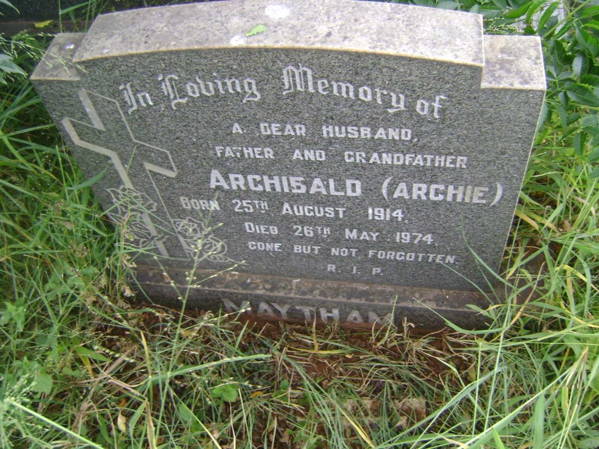 MAYTHAM Archibald 1914-1974