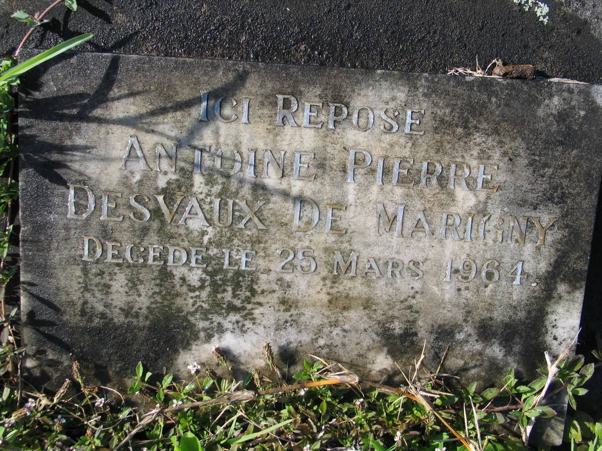 MARIGNY Antoine Pierre Desvaux, de -1964