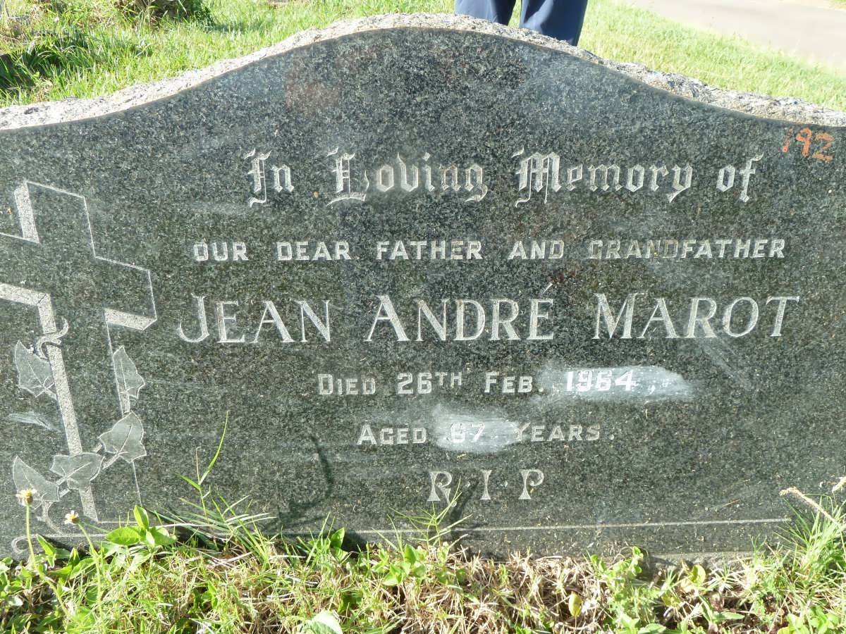 MAROT Jean Andre -1964