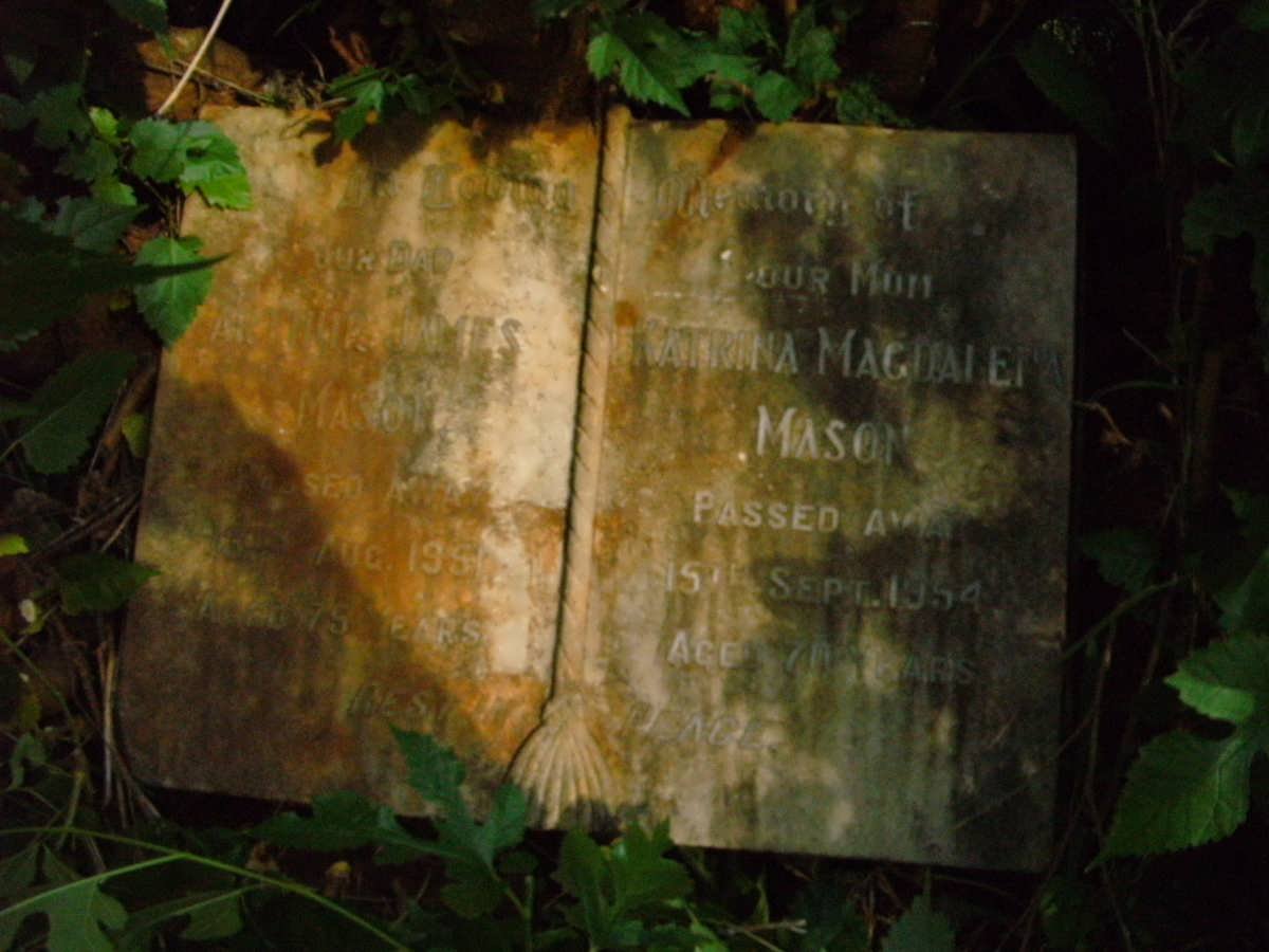 MASON Arthur James   -1951 &amp; Katrina Magdalena  -1954