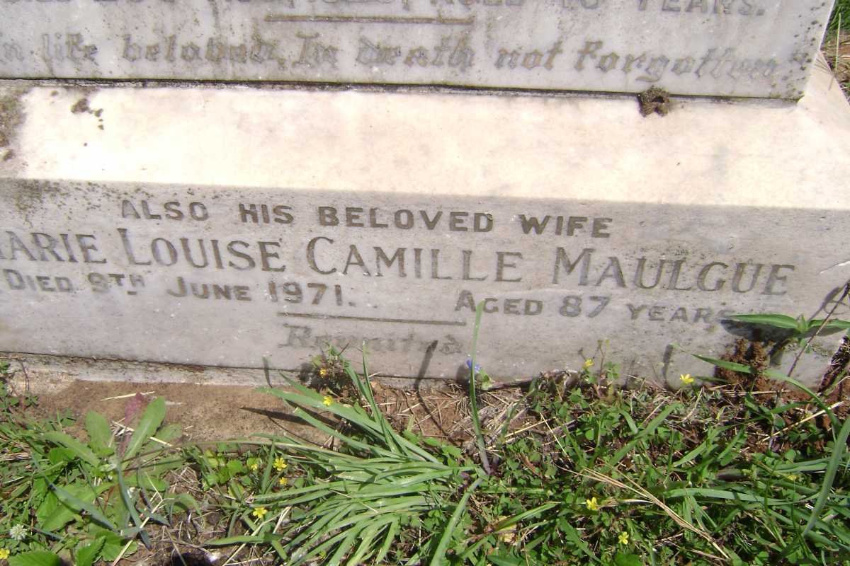 MAULGUE Marie Louise Camille -1971