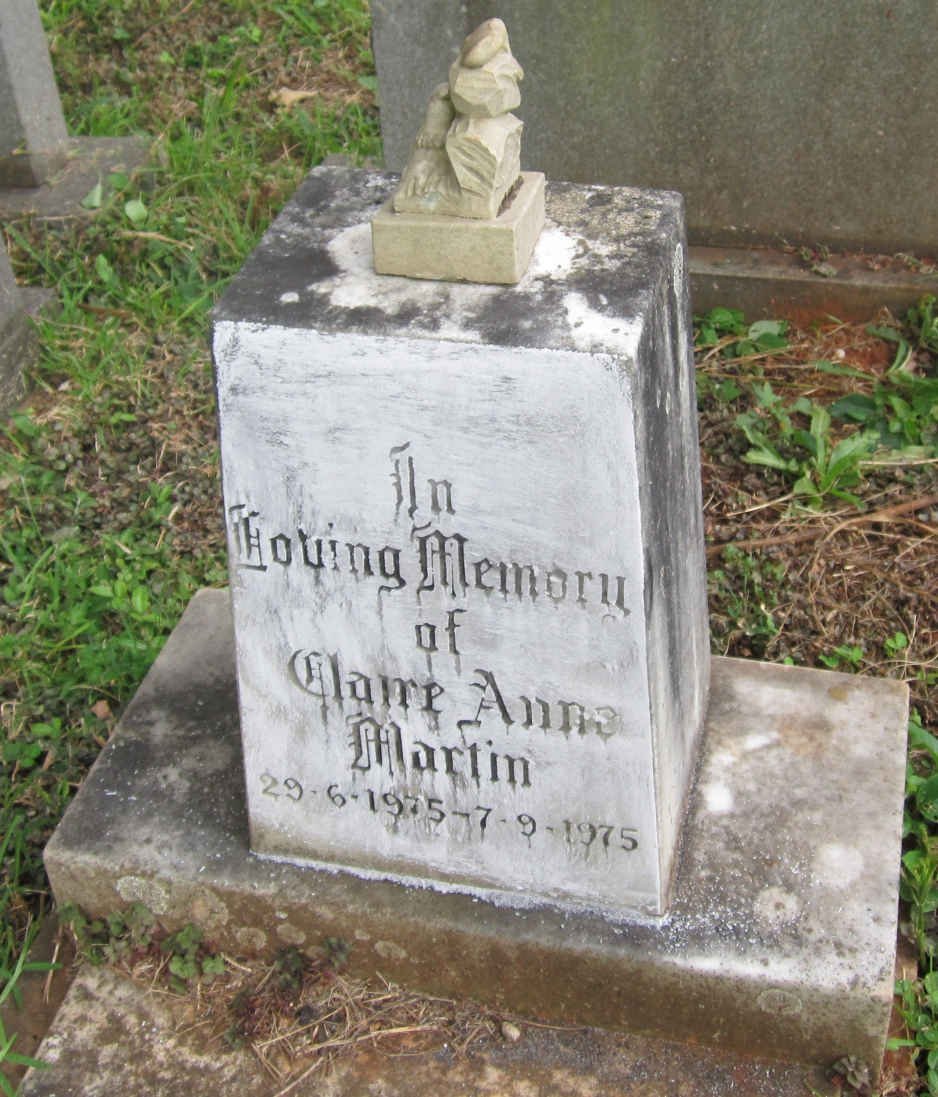 MARTIN Claire Anne 1975-1975
