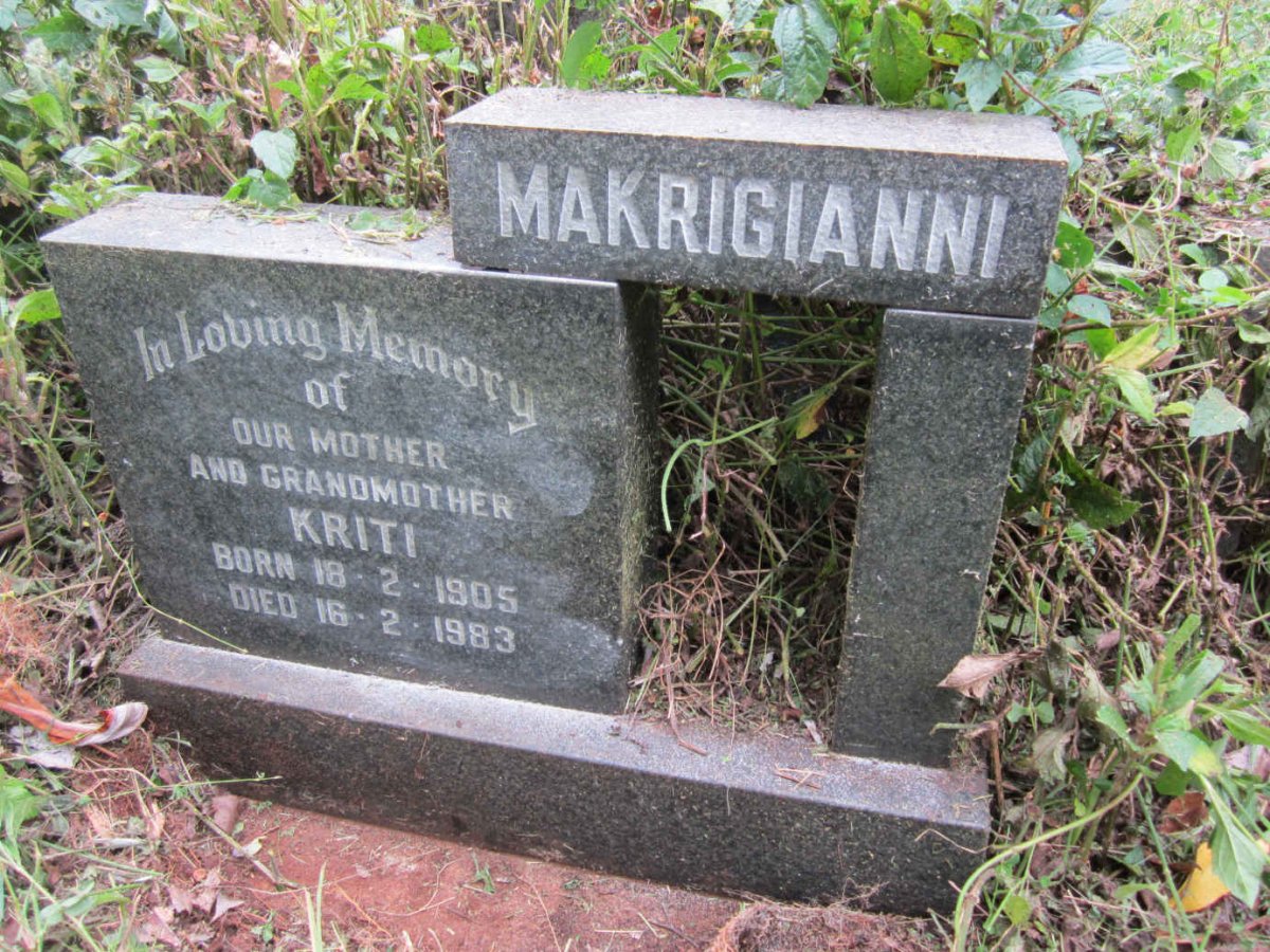 MAKRIGIANNI Kriti 1905-1983