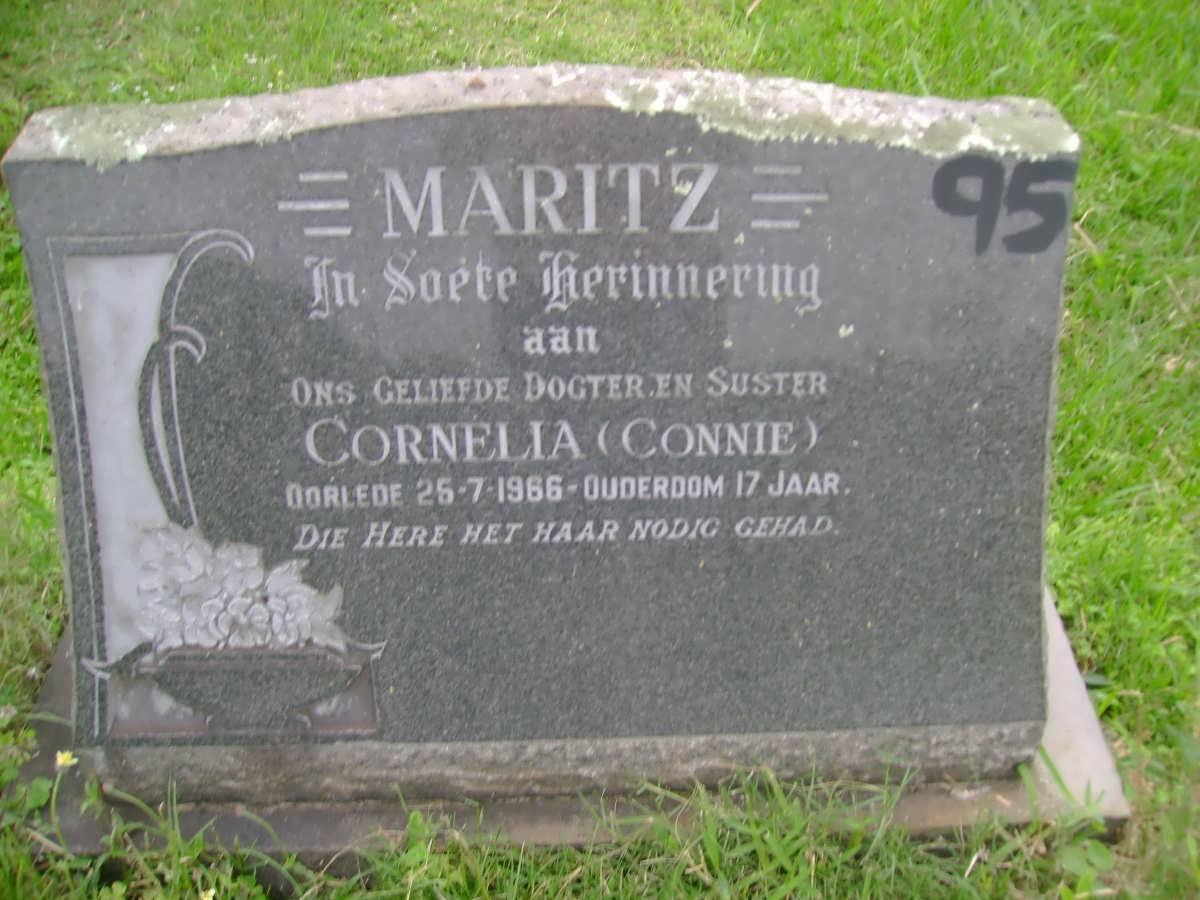 MARITZ Cornelia -1966