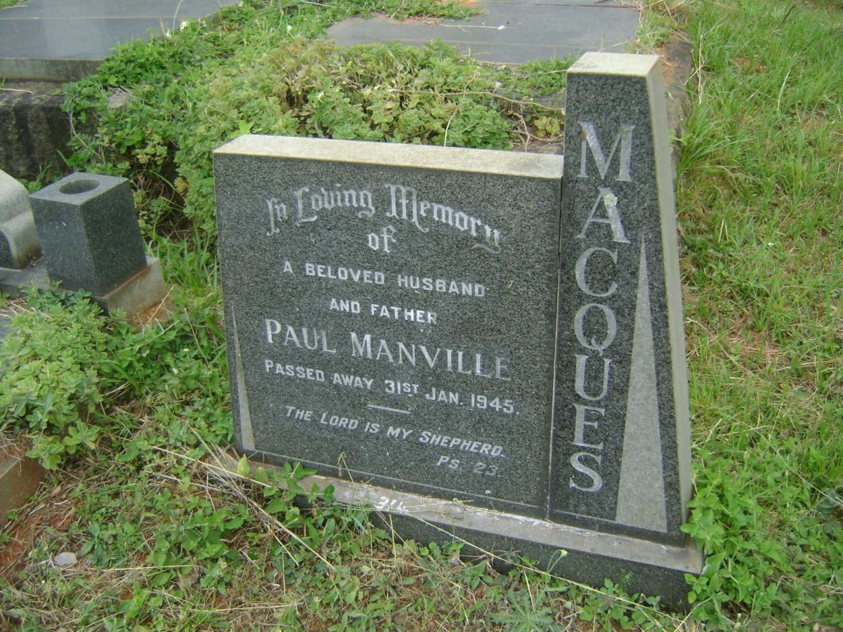 MACQUES Paul Manville -1945