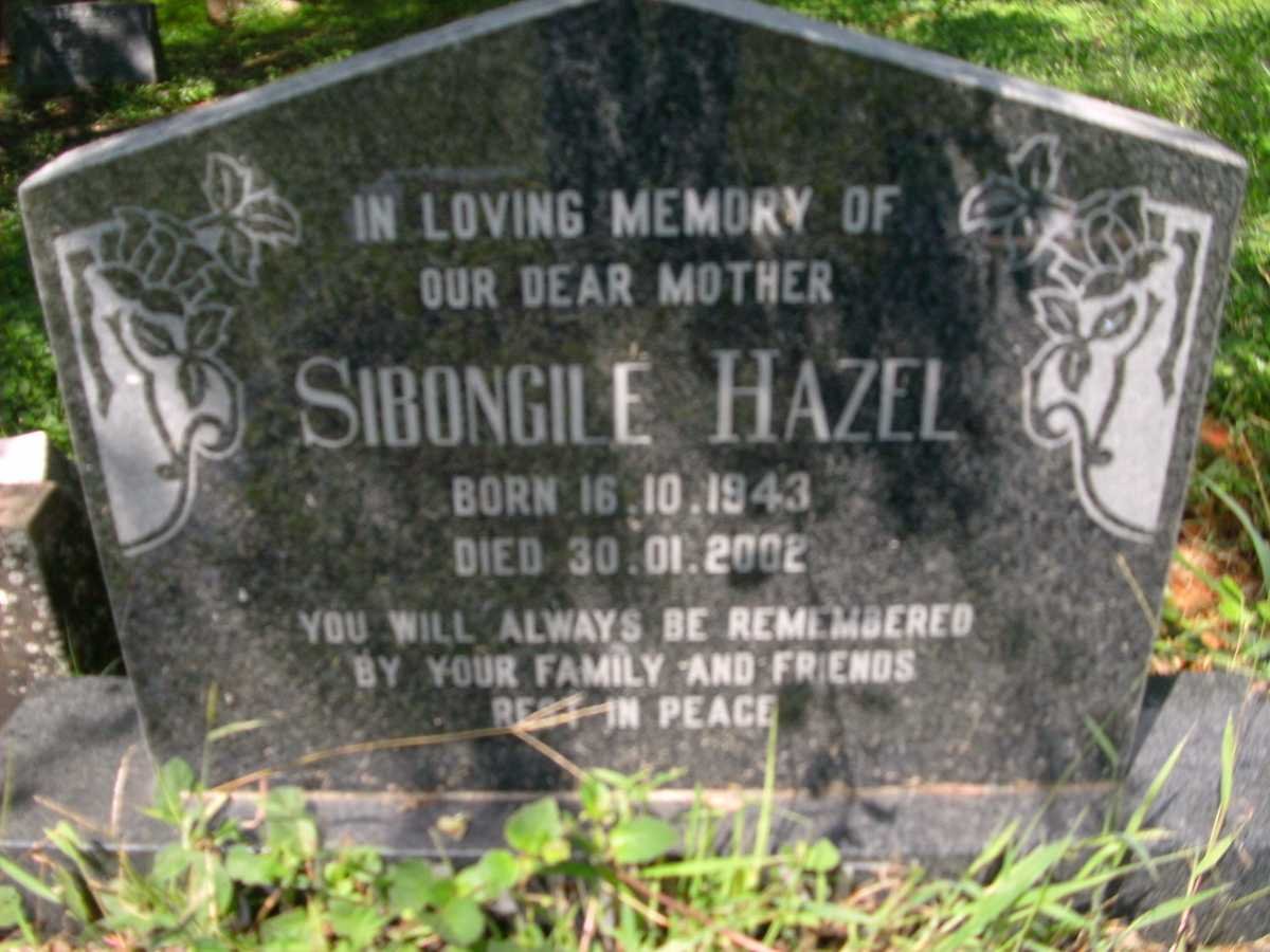 MATIWANE Sibongile Hazel 1943-2002