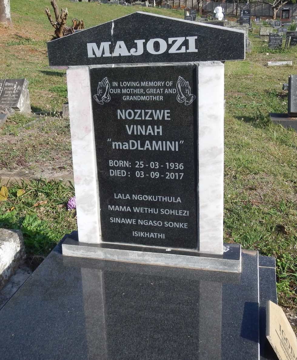 MAJOZI Nozizwe Vinah 1936-2017