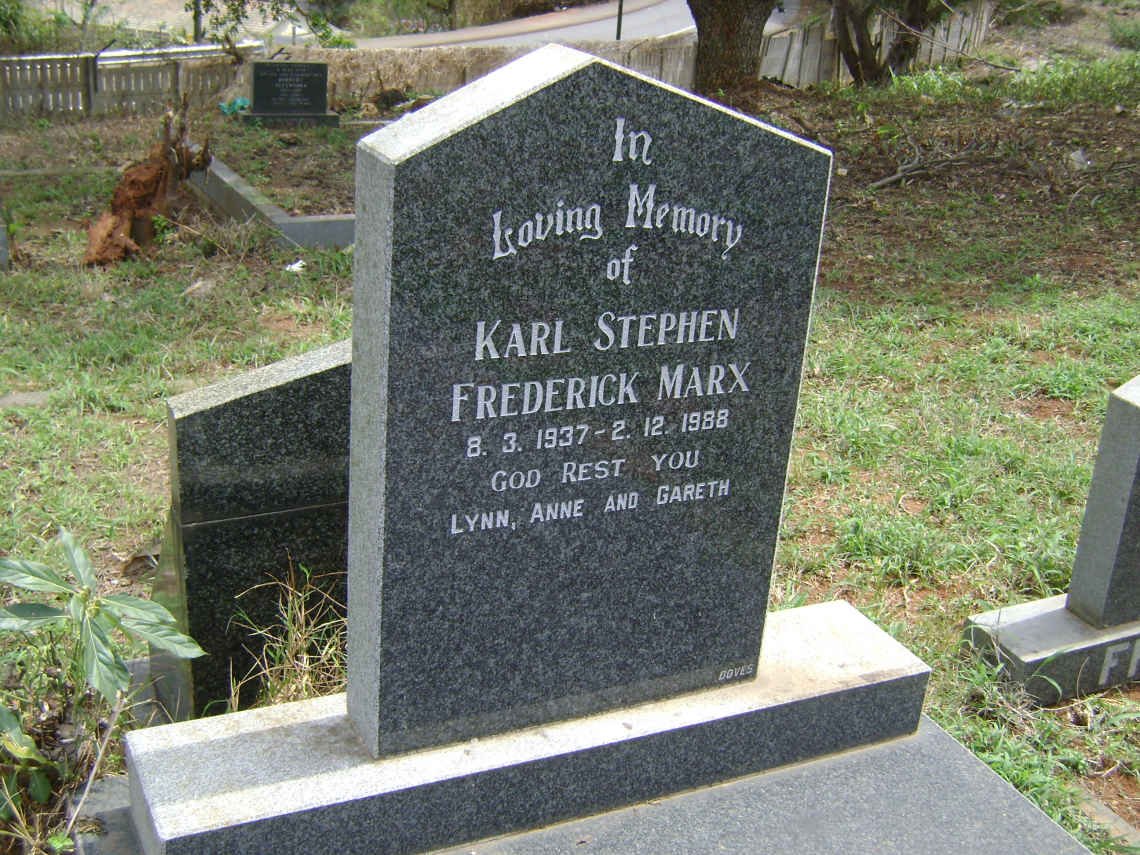 MARX Karl Stephen Frederick 1937-1988