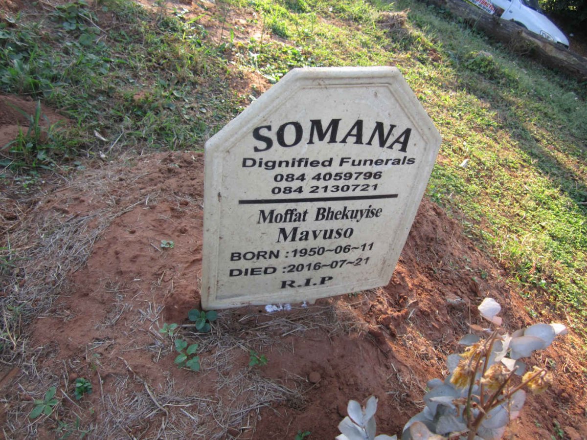MAVUSO Moffat Bhekuyise 1950-2016