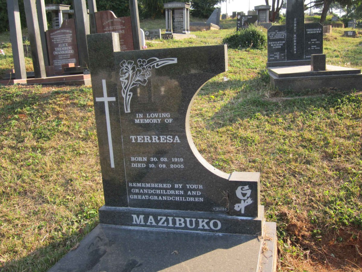 MAZIBUKO Terresa 1919-2005