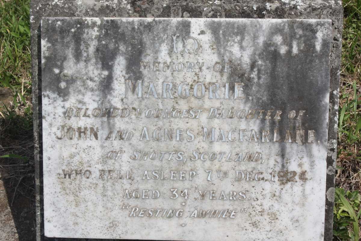 MACFARLANE Margorie -1924