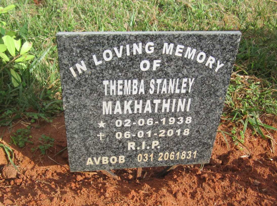 MAKHATHINI Themba Stanley 1938-2018