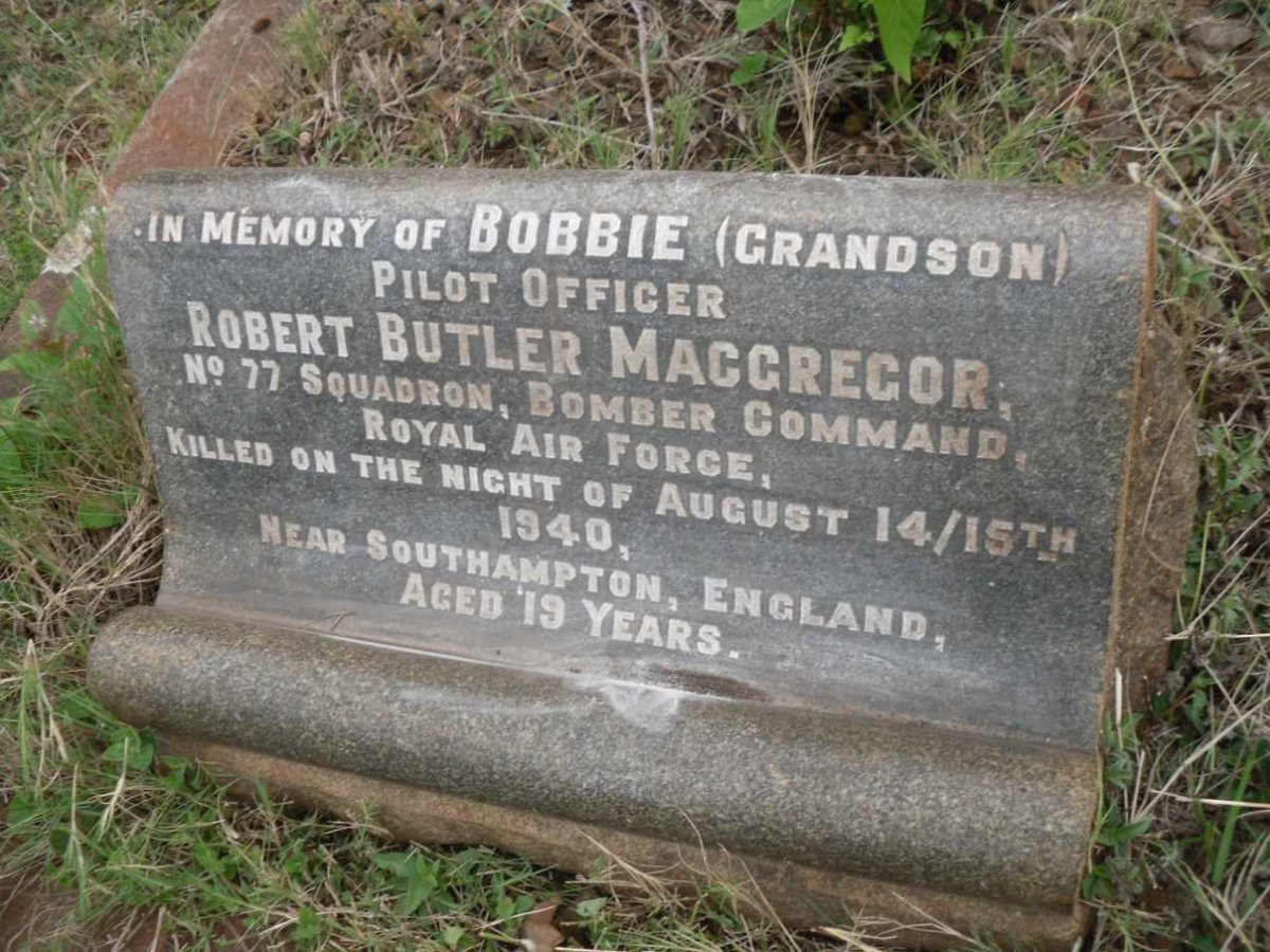 MACGREGOR Robert Butler -1940