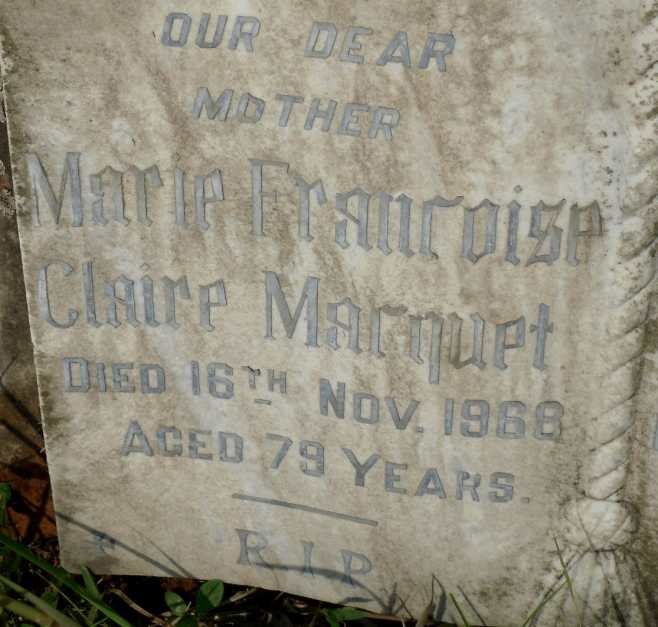 MARQUET Marie Francoise Claire -1968